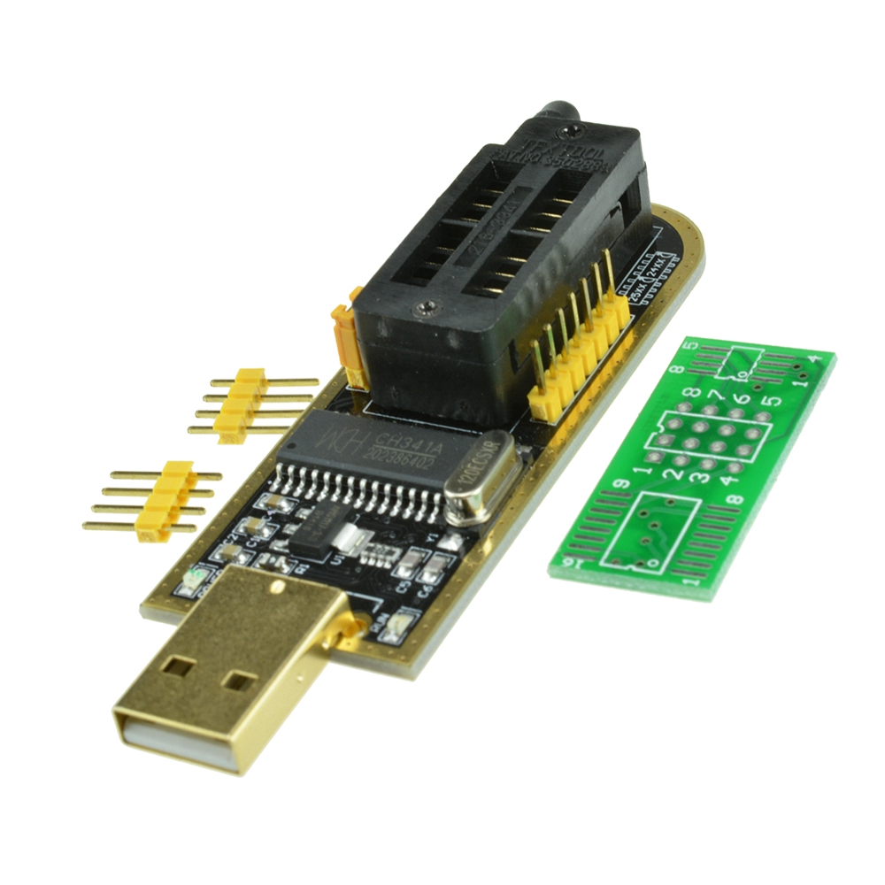 Ch341A Programmer Usb 25 Spi Seri 24 Eeprom Writer Dengan Flash Lcd