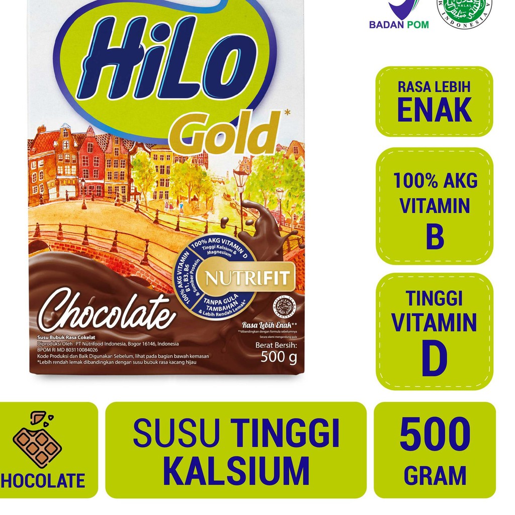 

[KODE BARANG 71] HiLo Gold Chocolate 500 gr TERLAKU..!!
