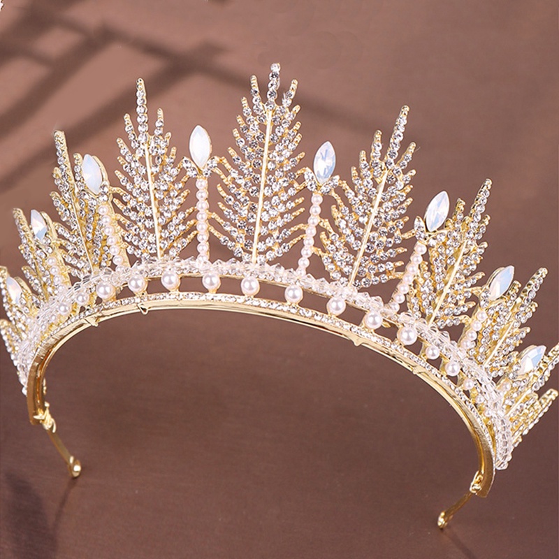 Mahkota Pengantin Kristal Vintage Headpiece Pernikahan