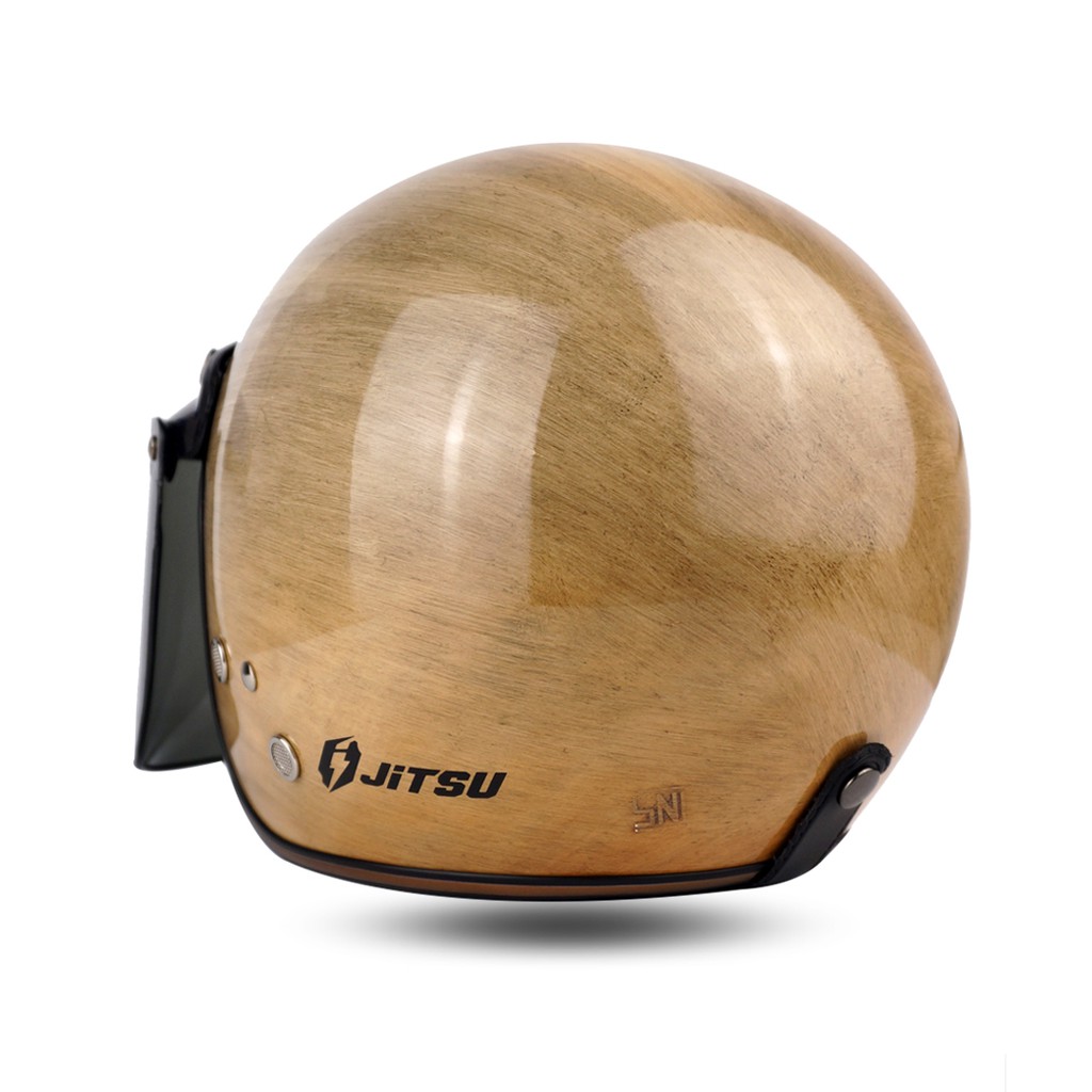 Jitsu Helm Retro Premium JR1 Wood-3