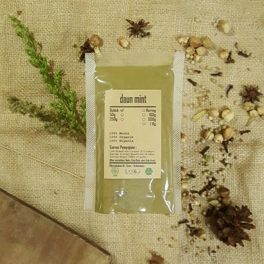 

DAUN MINT BUBUK 50 GRAM - Mentha - MURNI