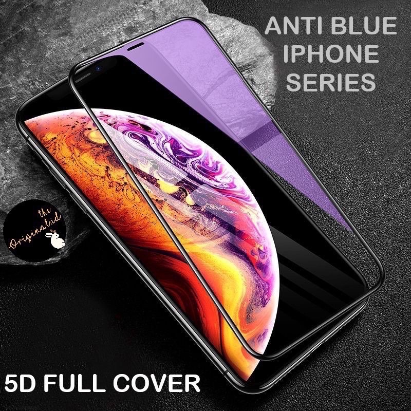 Tempered Glass Anti Blue Light Radiasi IPHONE 15 15+ PRO MAX 14 14 PLUS 14 PRO 14 PRO MAX 13 13PRO MINI 13 PRO MAX 12 12 MINI 12PRO 12 PRO MAX Full Cover 10D