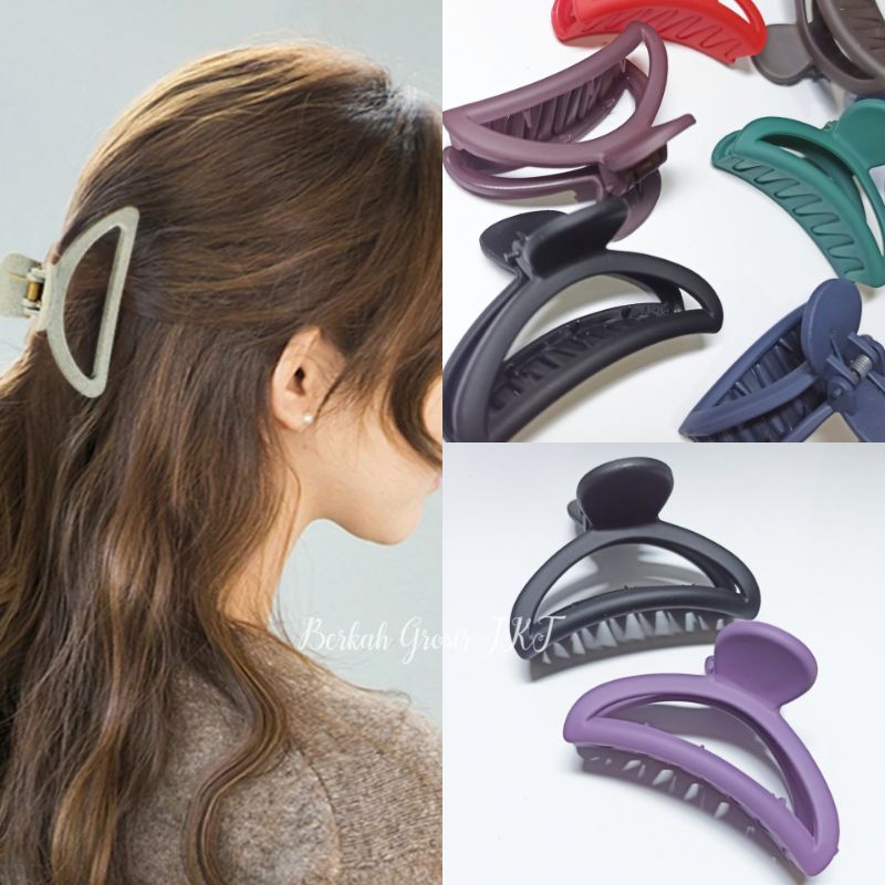 JEDAI DOFF SABIT BOLONG OMBRE 7cm / Jepit Rambut / Jepitan Doff Korea