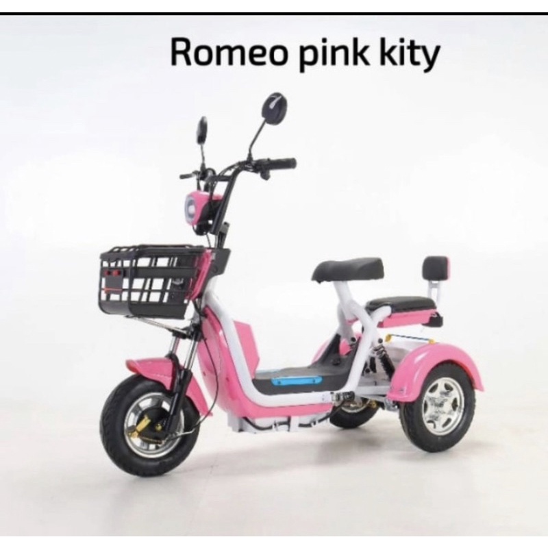 Sepeda Motor Listrik Tipe Romeo Uwinfly Roda Tiga Drum break Sistem By Uwinfly Garansi SNI-7