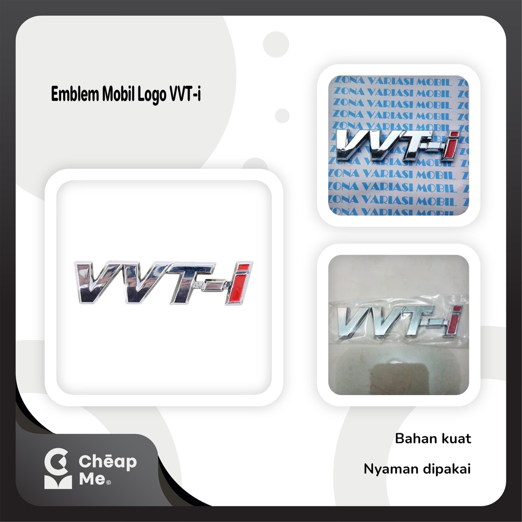 Emblem Mobil Logo VVT-i / Emblem Mobil Symbol VVT-I / Emblem Mobil Universal / Emblem Mobil Tulisan 