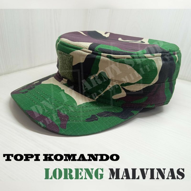 topi pet komando loreng malvinas tni ad al au