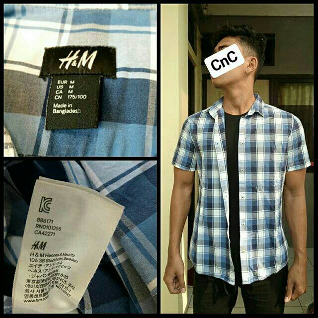 HNM . H&M . KEMEJA HNM . KEMEJA H&M