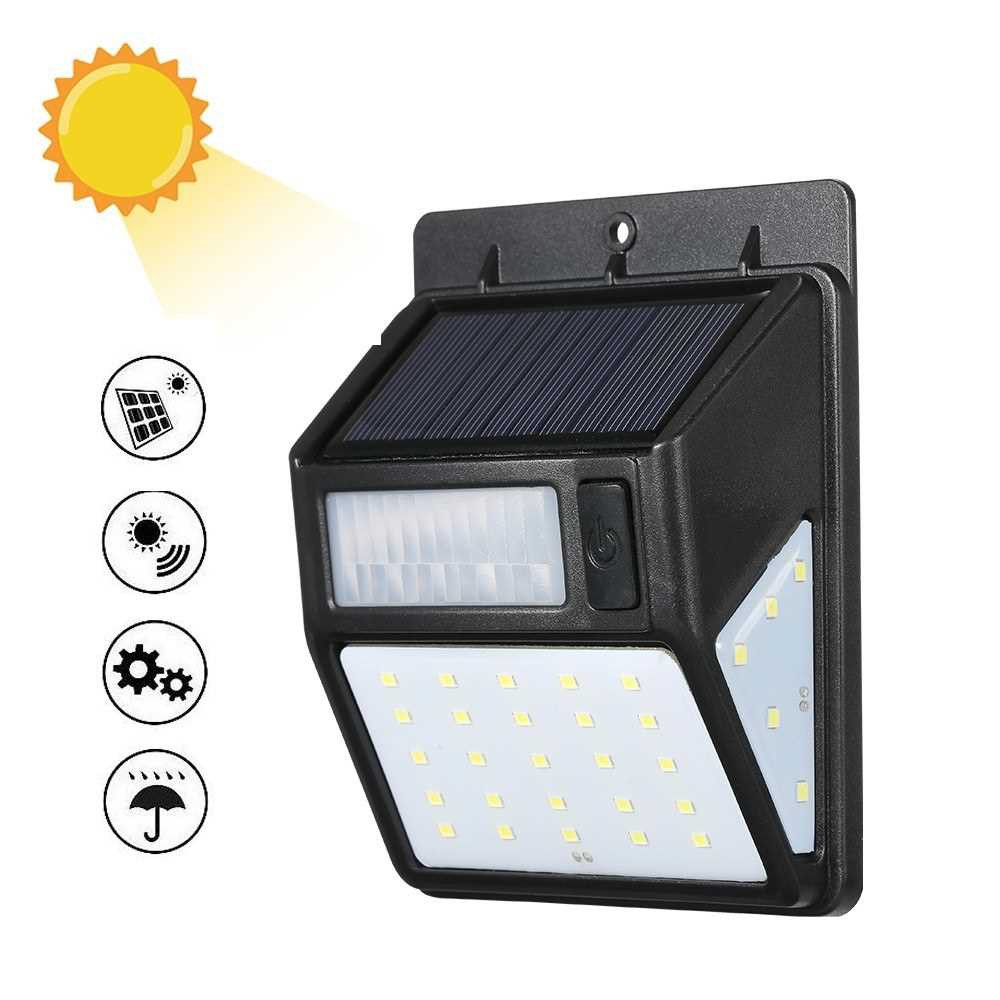 Lampu Solar Powered LED Wall Light / Lampu Sensor Matahari  20 LED Wall Light / Lampu Tenaga Surya