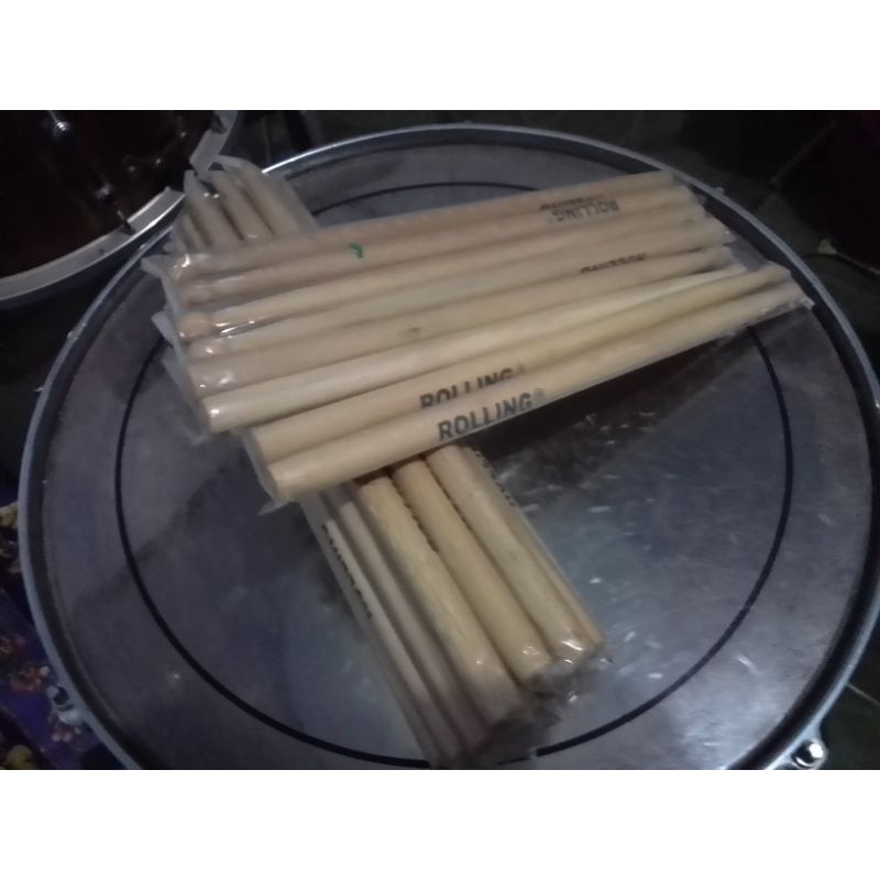 stik drum band TK setik snare tom panjang 30 cm pemukul alat musik perkusi