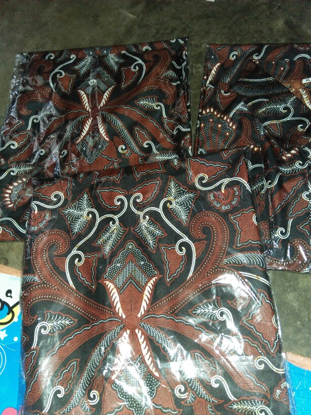 Kemeja Batik Pria Lengan Panjang M L Xl Xxl