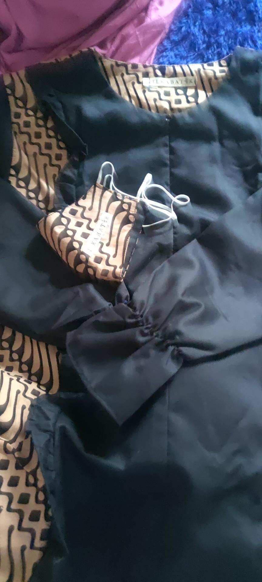 Atasan Batik Wanita Illona Black Busui 9173