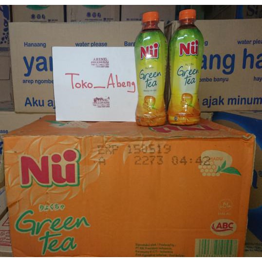 

PROMO! NU Green Tea Honey 450ml (1 dus isi 24 botol) | Teh Kemasan