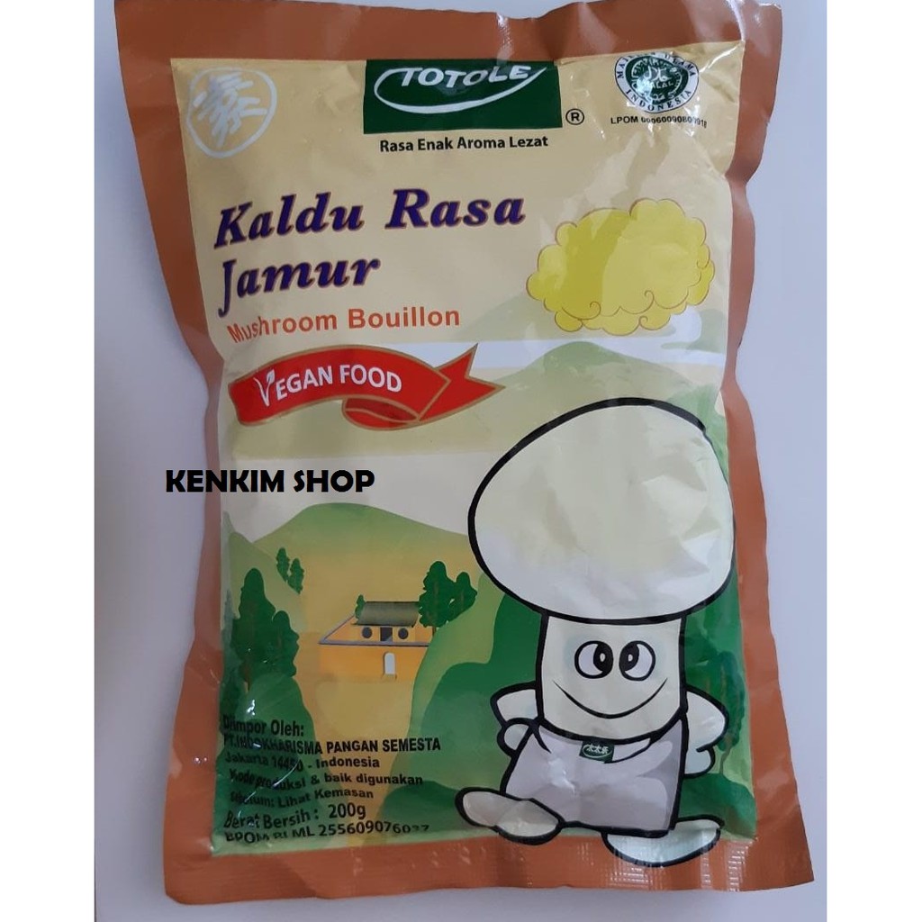 

TOTOLE KALDU JAMUR VEGETARIAN 200gr