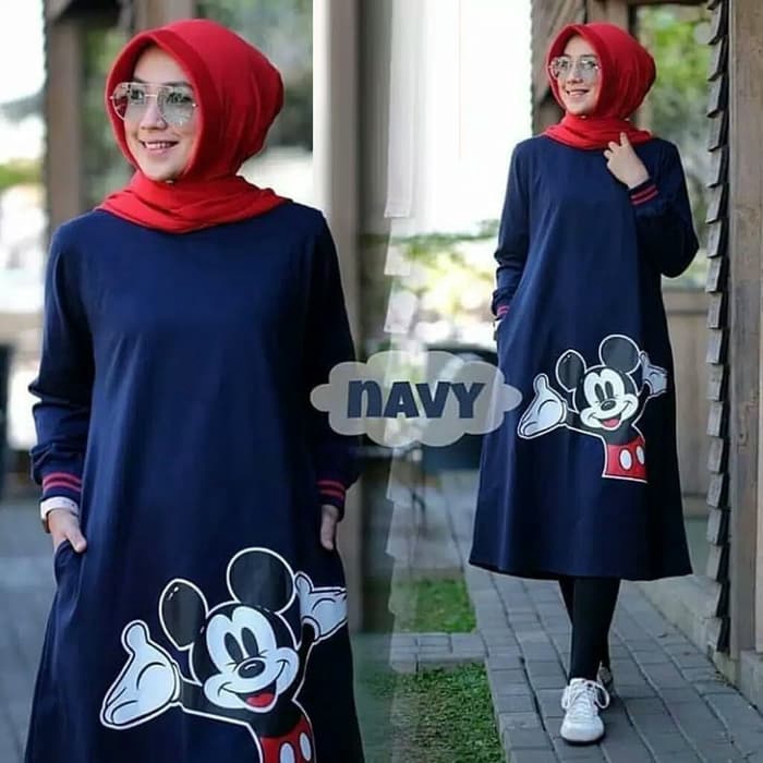 [TUNIK MICKEY SL]Wanita BabyTery var color