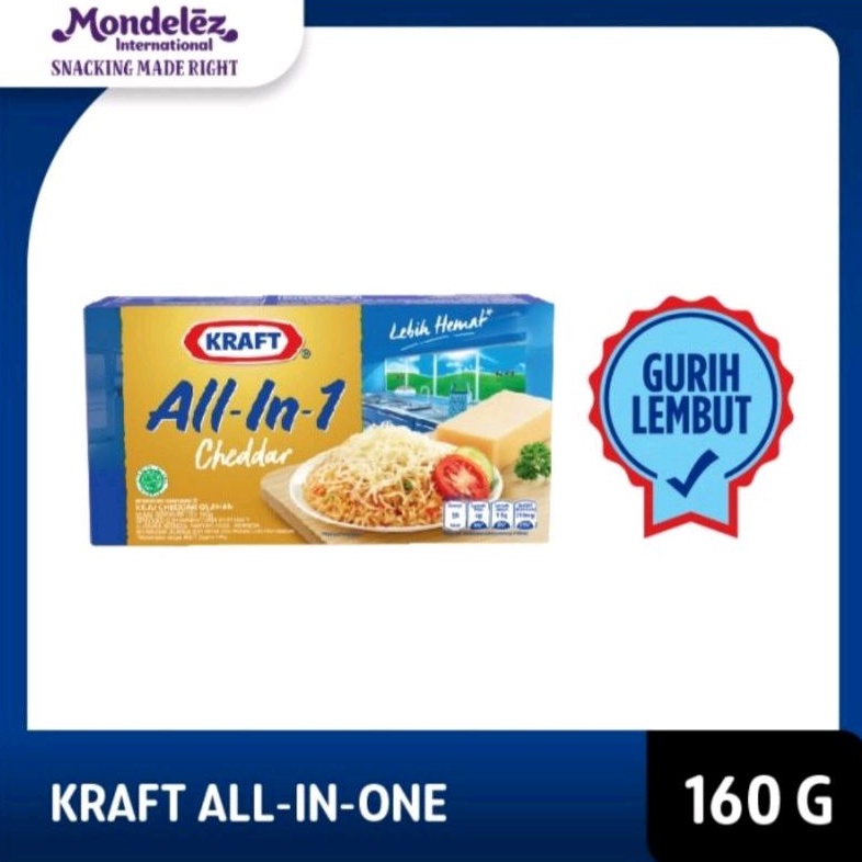 

KEJU KRAFT CHEDDAR ALL IN 1 ONE CHEESE SERBAGUNA