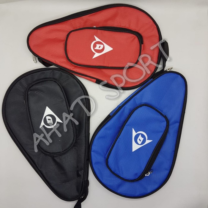 Dv02B Cover Bat Tas Sarung Bet Dunlop Tenis Meja Pingpong - Biru Gr02G0R0