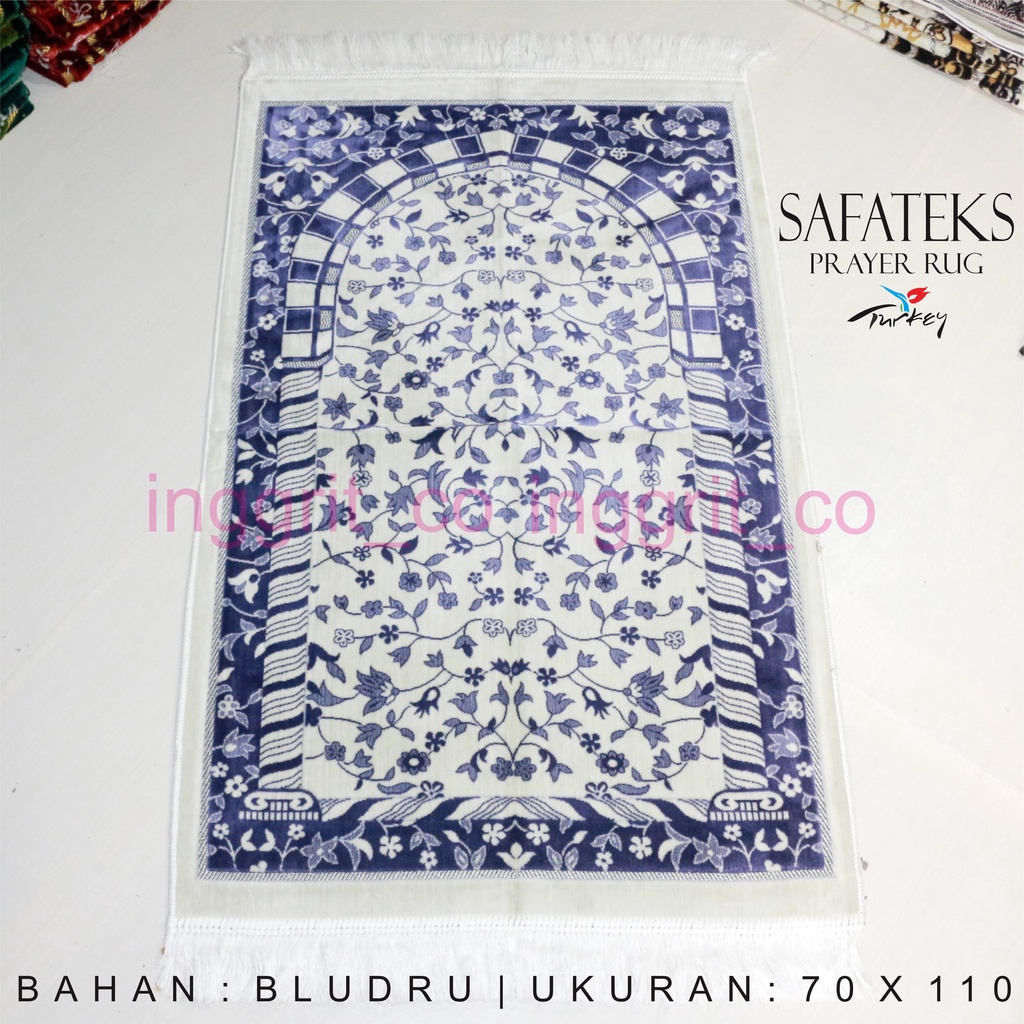 Sajadah Bulu Halus, Safatek, Sajadah Seserahan pernikahan, uk 70 x 110 cm