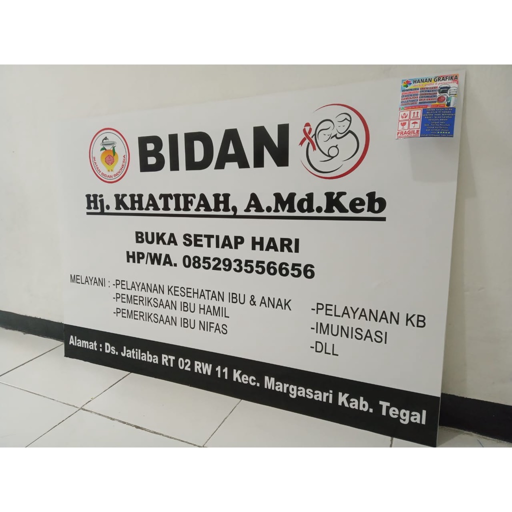 Papan Nama Sekolah X Papan Nama Dokter Plang Bidan Praktek Sign