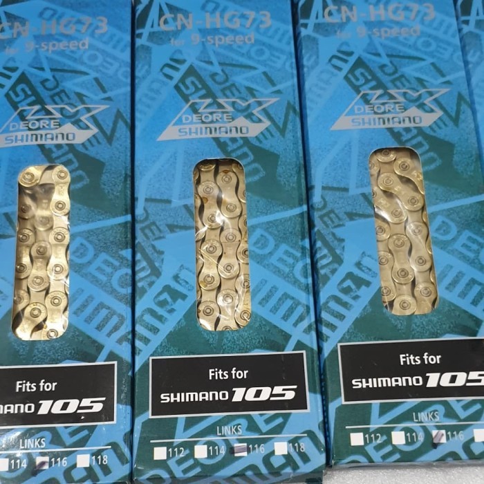 Rantai Sepeda 9 Speed Shimano Deore