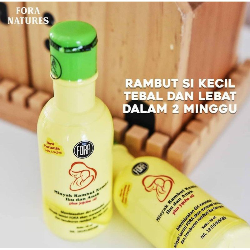 Minyak Kemiri Plus Jojoba Oil FORA Penyubur Penumbuh Rambut Bayi Anak Balita 65 ml