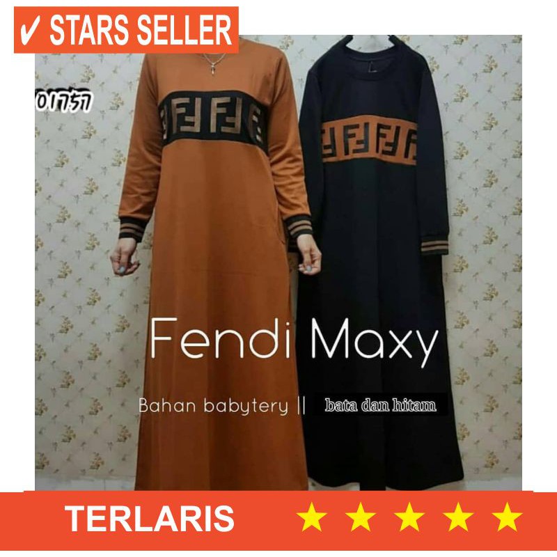 VANILA HIJAB MURAH BARU DRESS JUMBO BESAR LD 110 XL XXL XXXL / Fendi Maxi / Dress Muslim / Gamis
