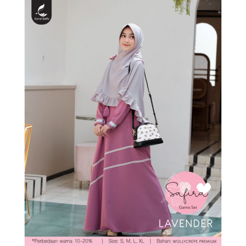 Gamis Safira 5 Gerai Saffa Gamis Gerai Saffa Safira Gamis Premium Gamis Syari Gamis Muslimah Syar i