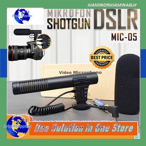 Mic Microphone Mikrofon Shotgun Kamera DSLR VLOG - MIC 05