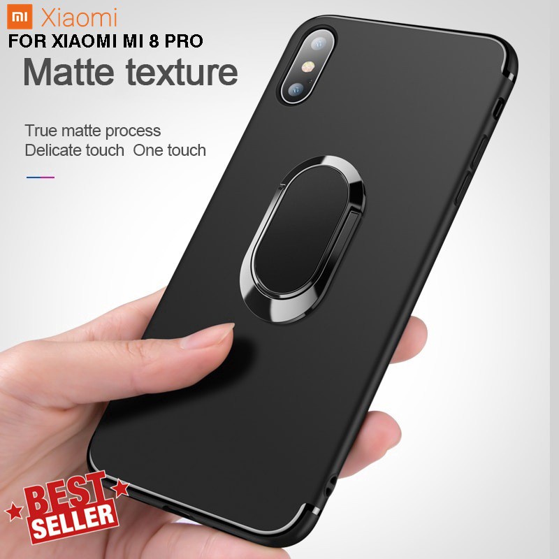 Xiaomi Mi 8 8 Pro 8 Lite Case Ring Macaron List Softcase Silicone Premium Casing Phone Cover