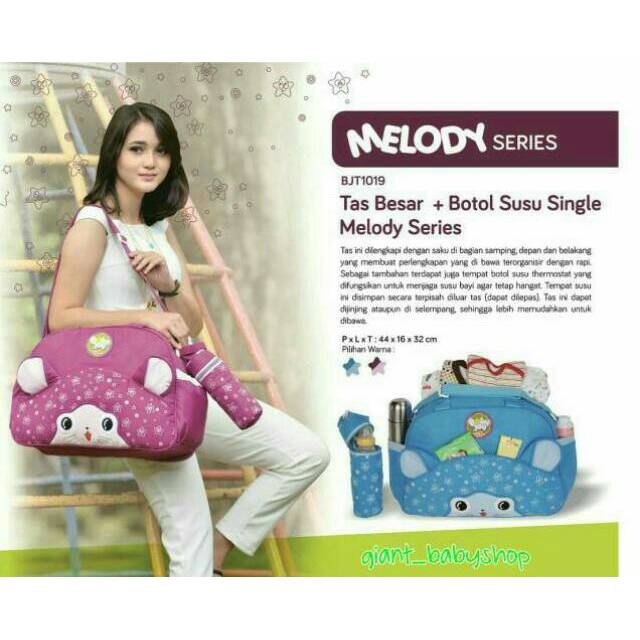 Tas baby melody series besar (READY UNGU)