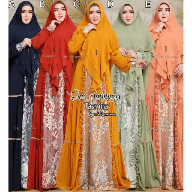 GAMIS SYAR'I TASMIRA SET KHIMAR by ERIC SUMMER'S