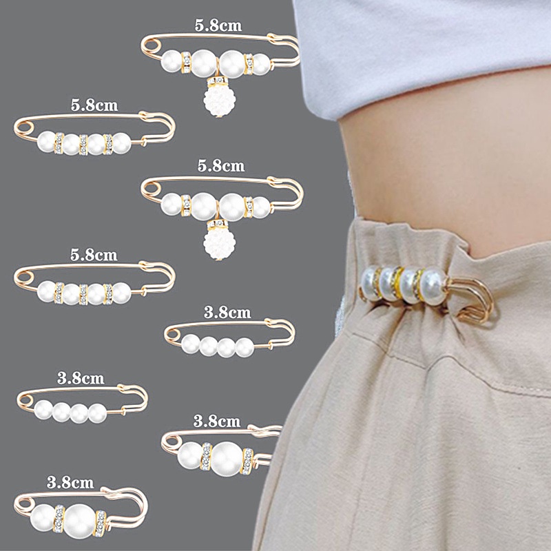 Sweet Fashion Temperament Pearl Brooch Pin Ins Trendy Simple Accessories