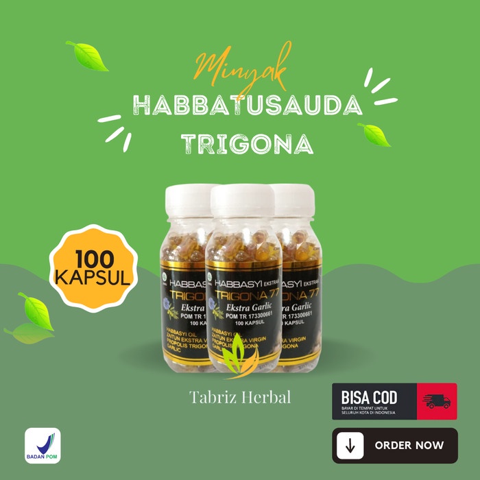 Habbasyi Trigona 77 Habbatussauda Propolis Garlic 100 Kapsul