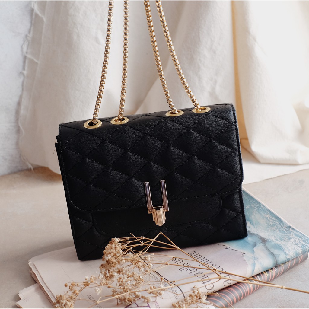 Vedlyn Chelsea Tas Selempang wanita terbaru 2020 - black acc-6