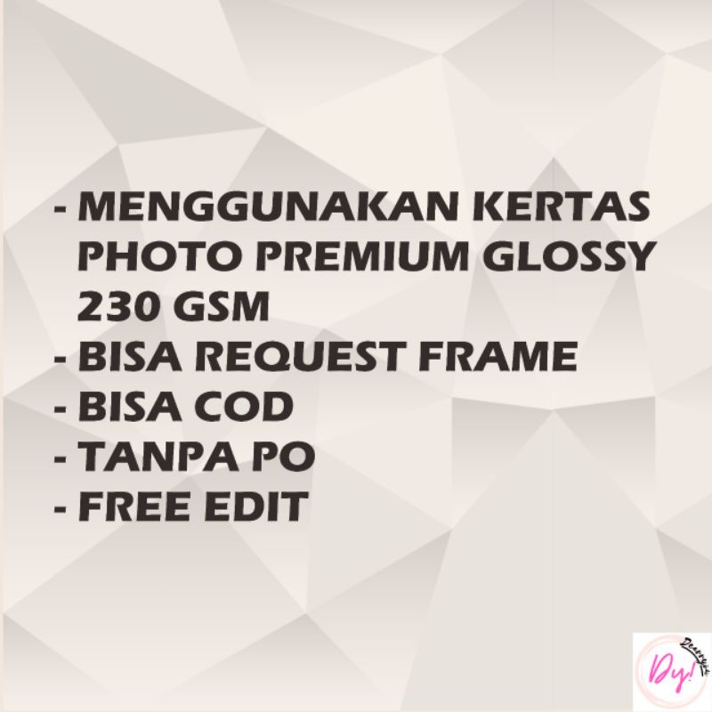 Cetak Foto Polaroid Square Wide Fotobox Photo Strip/Foto Strip