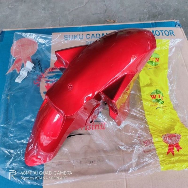 spakbor Depan Jupiter MX King 150 Merah Maroon