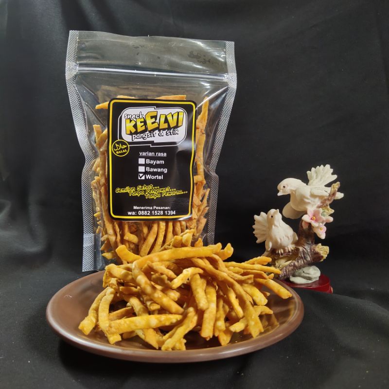 

Snack Stik Rasa Wortel / Bayam / Bawang / Pangsit mini / Makanan Ringan