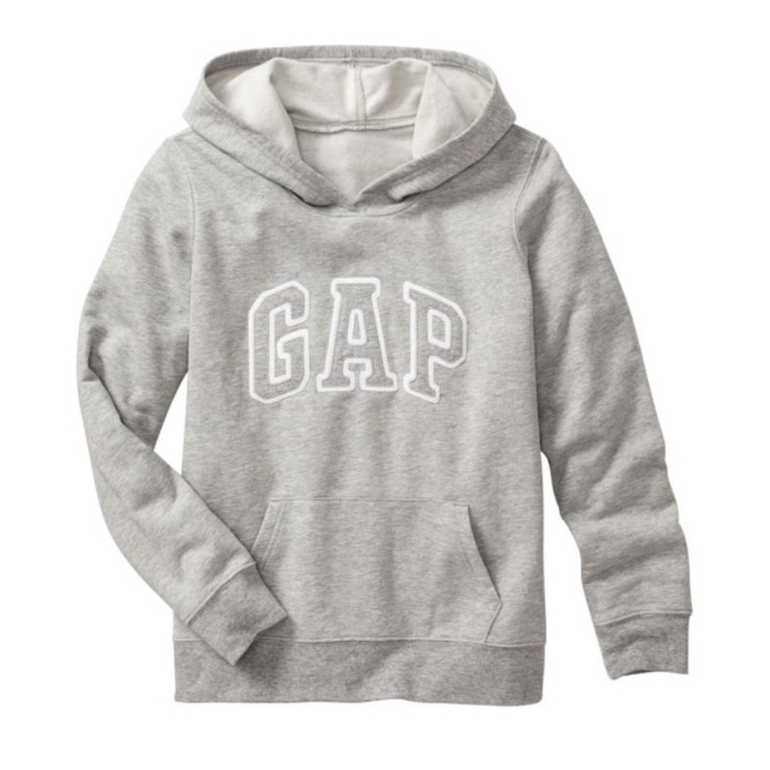 Hoodie Jacket / Sweatshirt GAP light grey