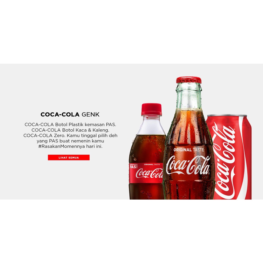 

Coca Cola Kemasan Botol 1 Liter [12 Pcs]