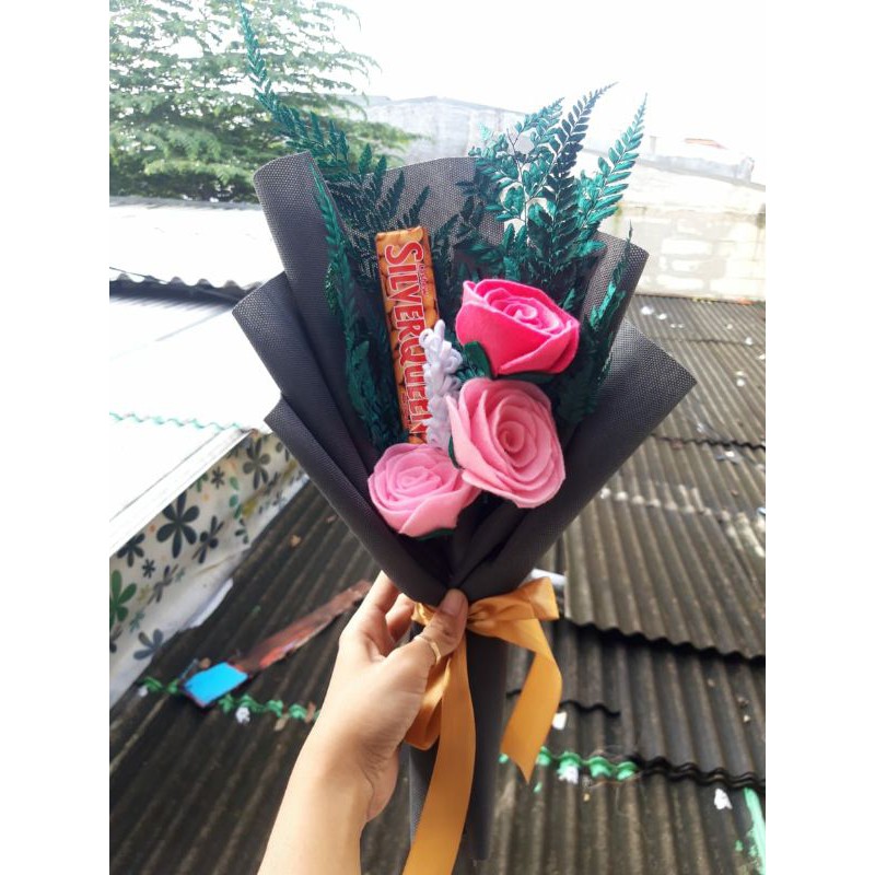 

buket valentine custom