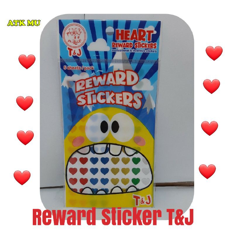 

T&J Reward Sticker Love,Round,Star