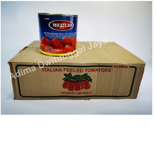 Tomat Itali / Tomato Whole Peeled Meglio 6x2,55 Kg - Karton