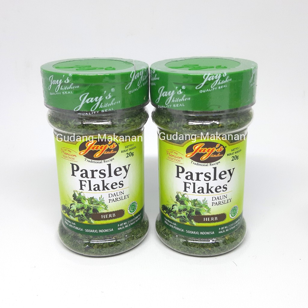 Jay's parsley flakes 20 gr/Jays daun parsley bubuk 20gr