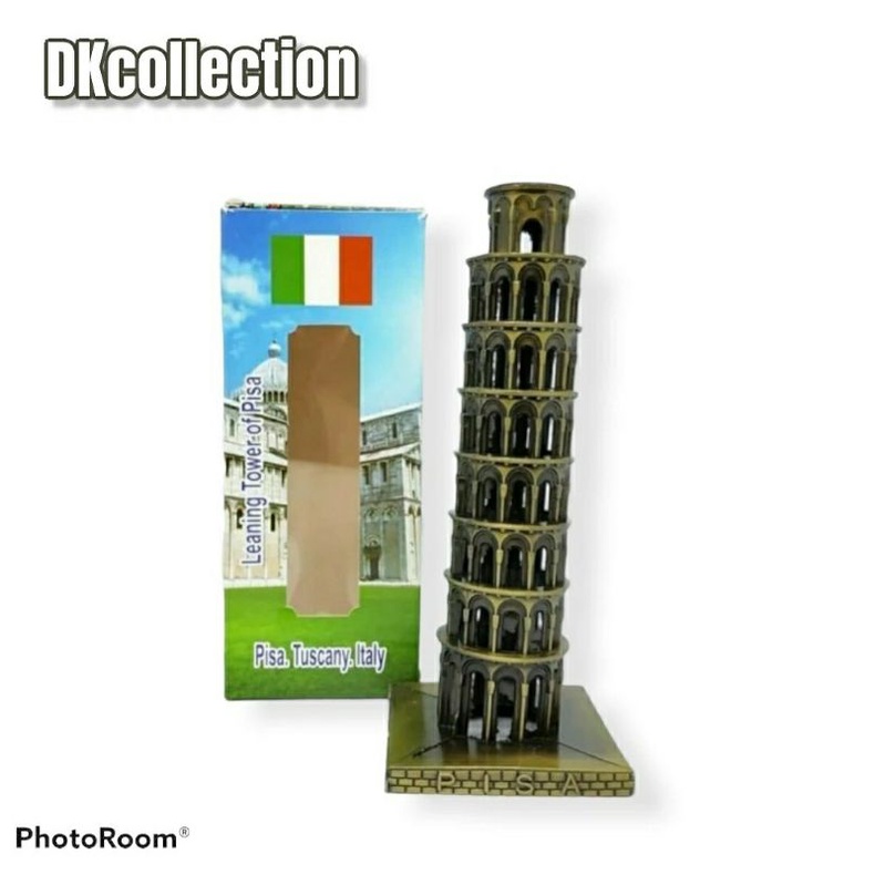 MINIATUR MENARA PISA ITALY SOUVENIR MINIATUR ITALIA 16cm