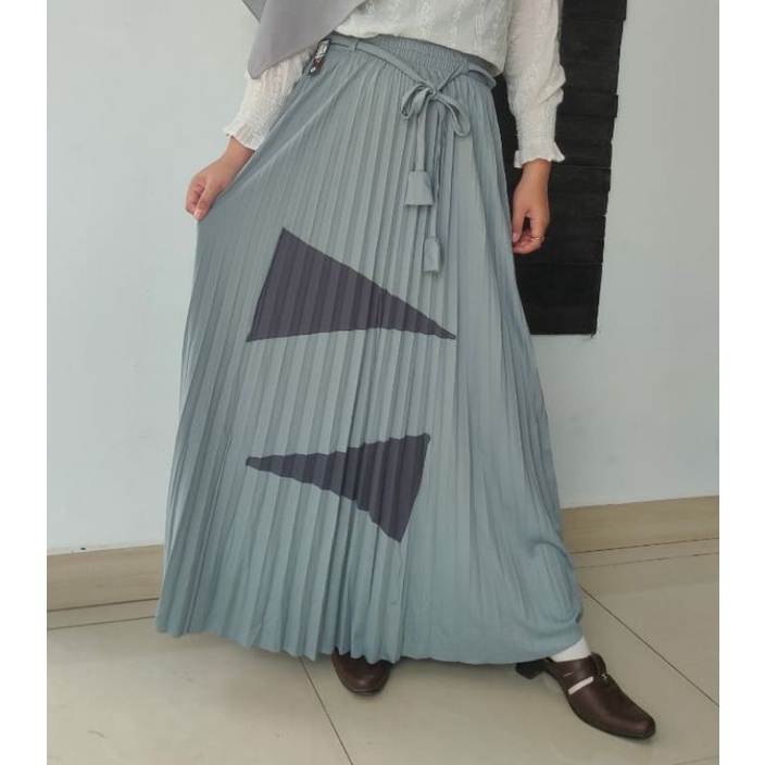 (COD) ROK PLISKET MQHIJAB TERBARU (PILIH WARNA)