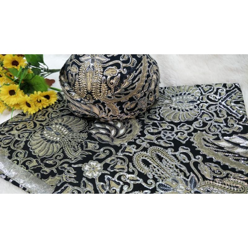 Jarik Kain Lembaran Set Blangkon Solo Prodo Elegan