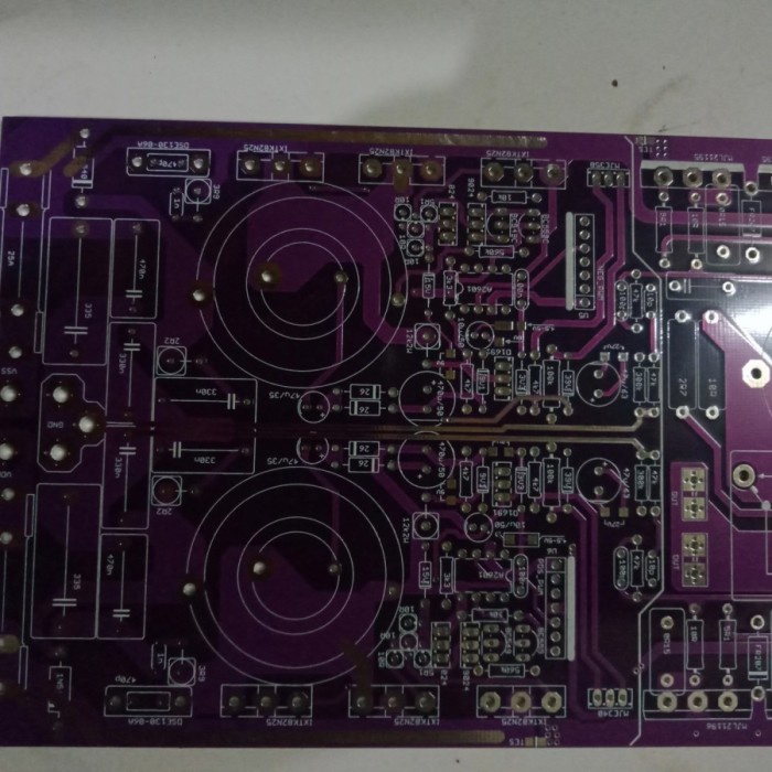 Jualan Pcb Power Ampli Class Td Ms9000 - Nx14000 Double Layer Suport Heatsing Sale