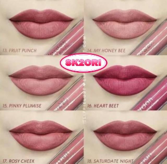 WARDAH Lip Cream Exclusive Matte Cair Lipcream ORIGINAL TERMURAH