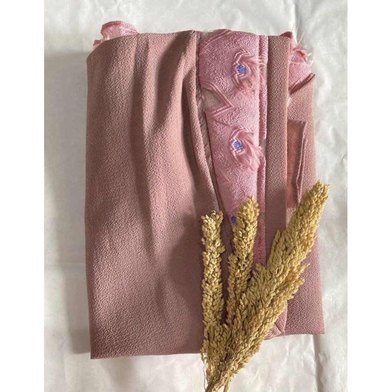 Pashmina Instan Tali Pad Maruya Pasmina Renda Realpicture Phasmina Bubblecrep Original PashtanMaruya-Dusty Rose