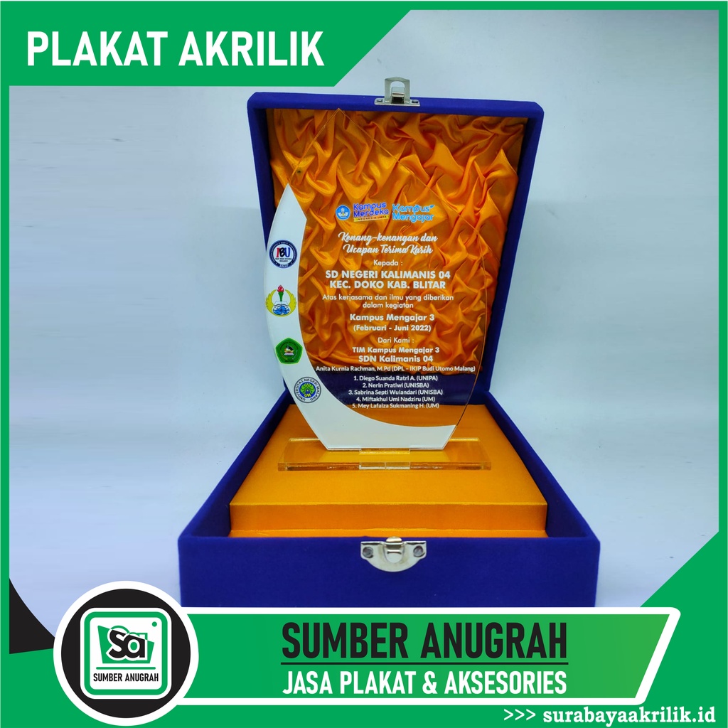 

MURAH !!! PLAKAT Kenang-kenangan Kampus Mengajar 5mm 15x20cm Murah BEUT