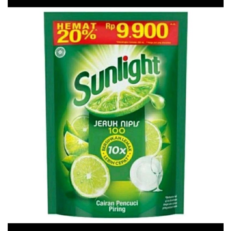 sabun cuci piring sunlight 460ml/510ml extra 20%